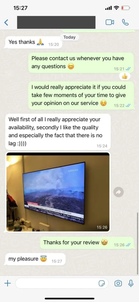 Alwaystivi customer help chat message screenshot 2