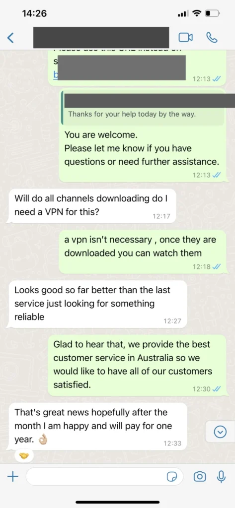 Alwaystivi instant activation chat screenshot 3
