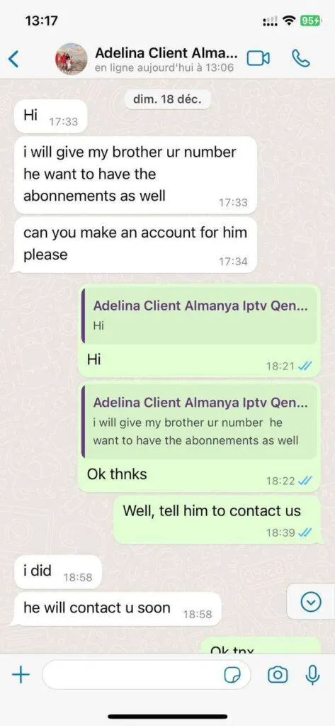 Alwaystivi customer feedback message chat 5